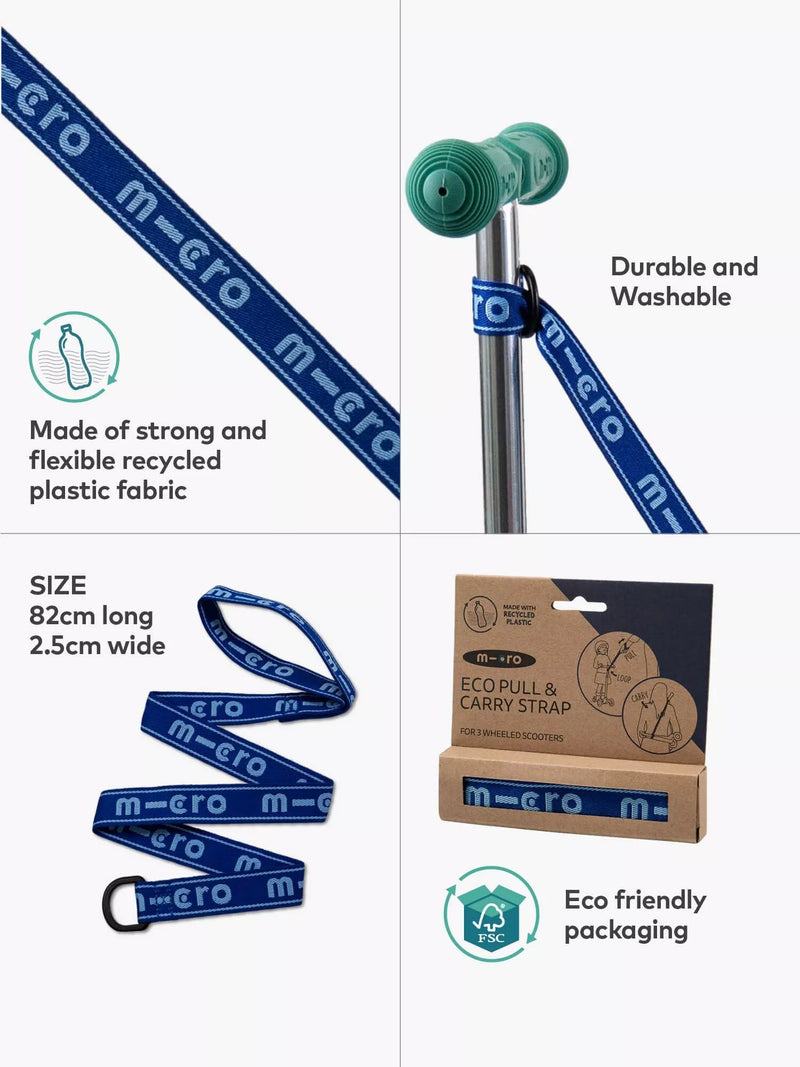 Micro Scooters Eco Pull & Carry Straps 24g - British product