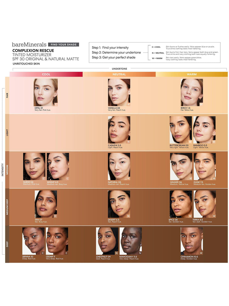 bareMinerals Natural Matte Tinted Moisturiser 35ml - British product