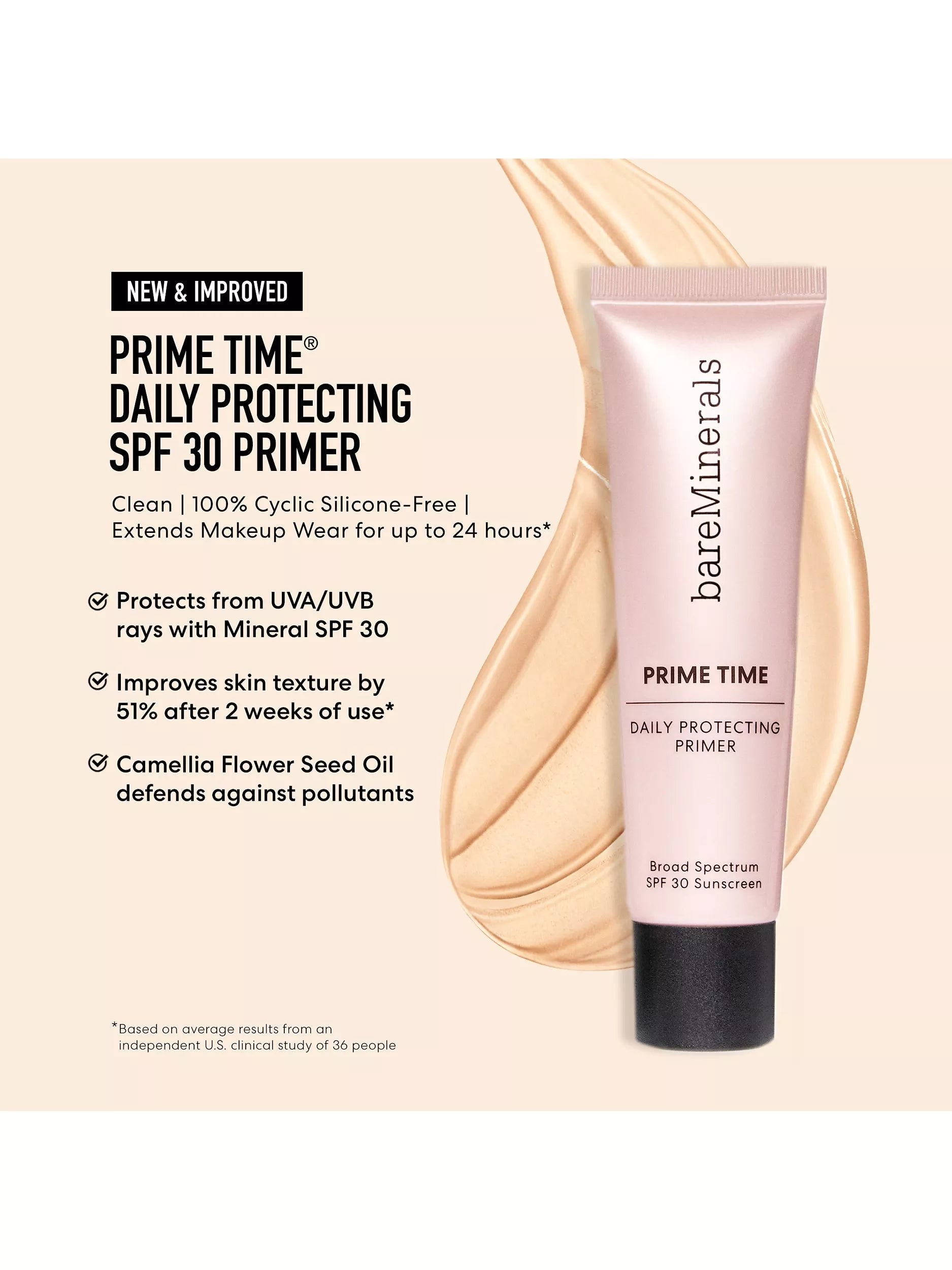 bareMinerals primer with SPF 30, 30ml (British brand)