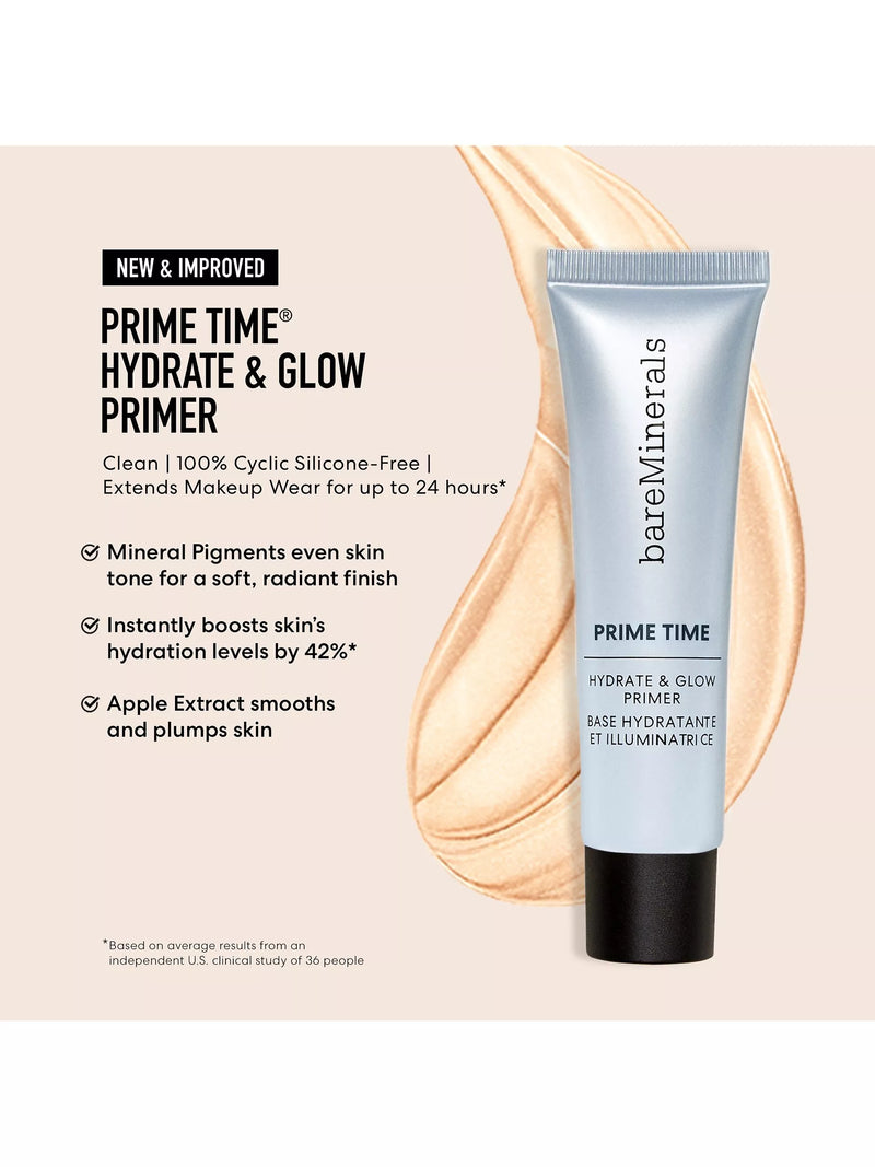 bareMinerals Prime Time Hydrate & Glow primer 30ml - British product