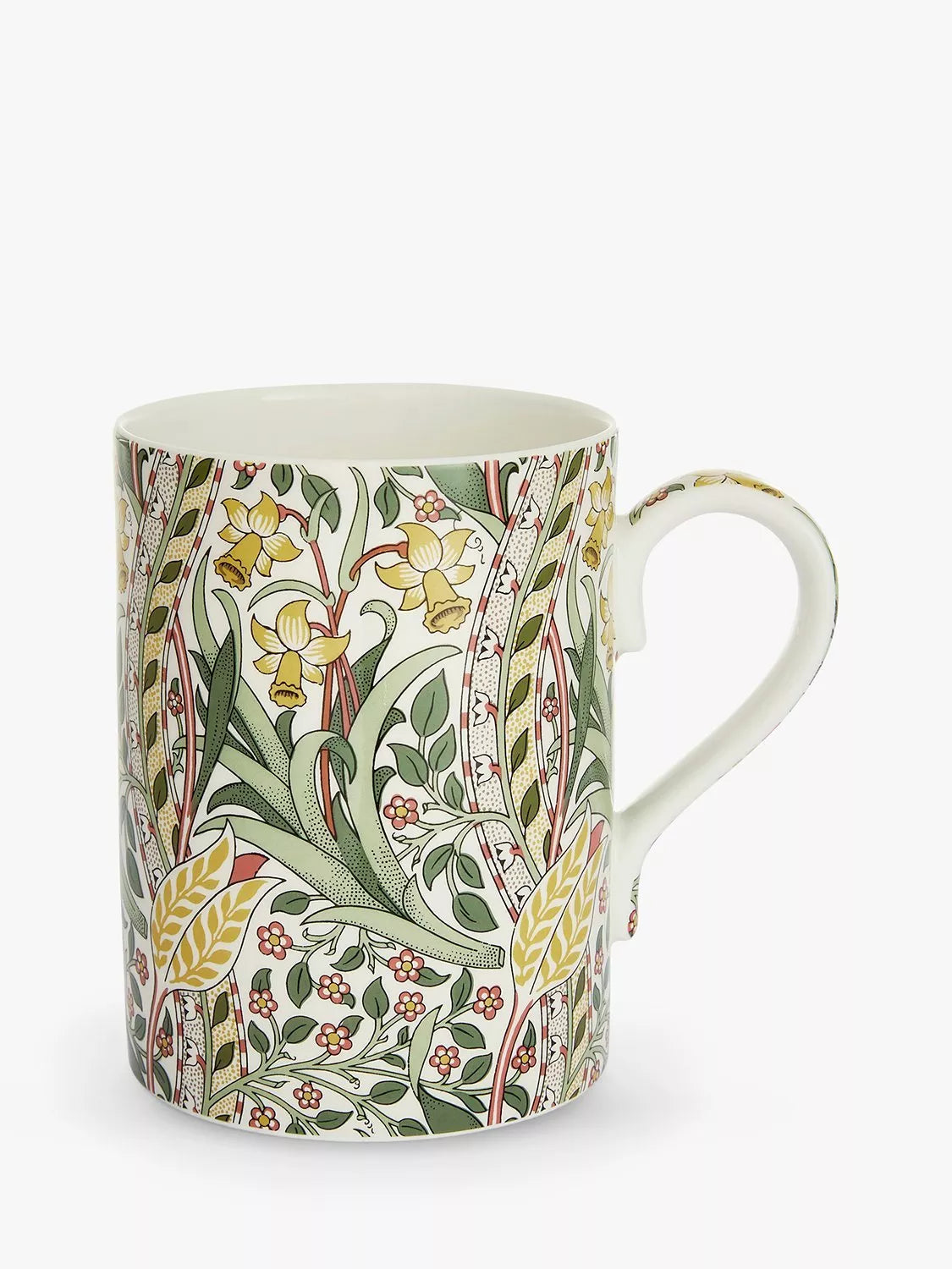 Morris & Co. Spode Daffodil bone china mug 340ml, imported from the UK