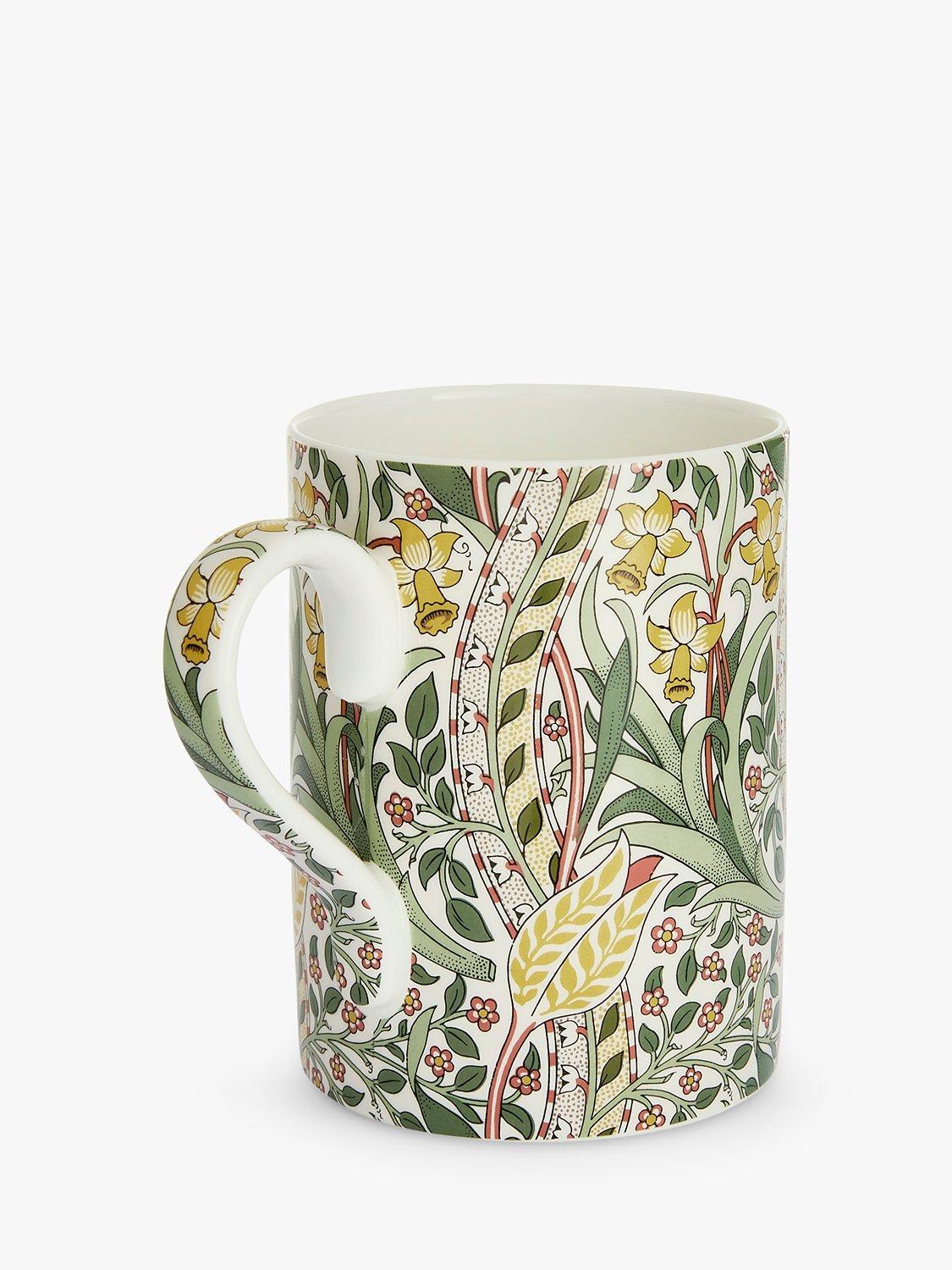 Morris & Co. Spode Daffodil bone china mug 340ml, imported from the UK