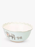 Yvonne Ellen blue multi elephant fine china serving bowl 25cm - British product