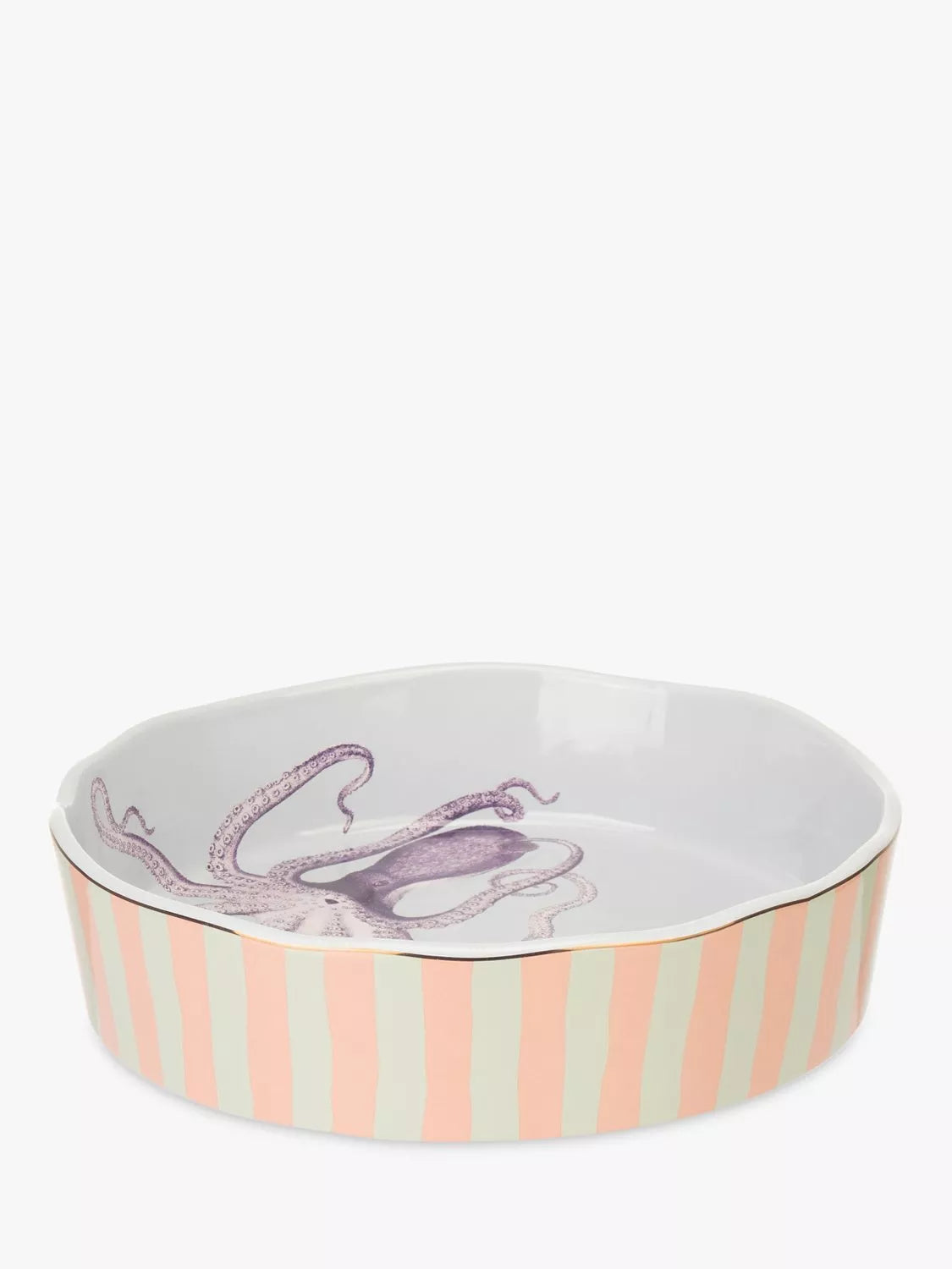 Yvonne Ellen stoneware roaster 23.5cm octopus design - British product