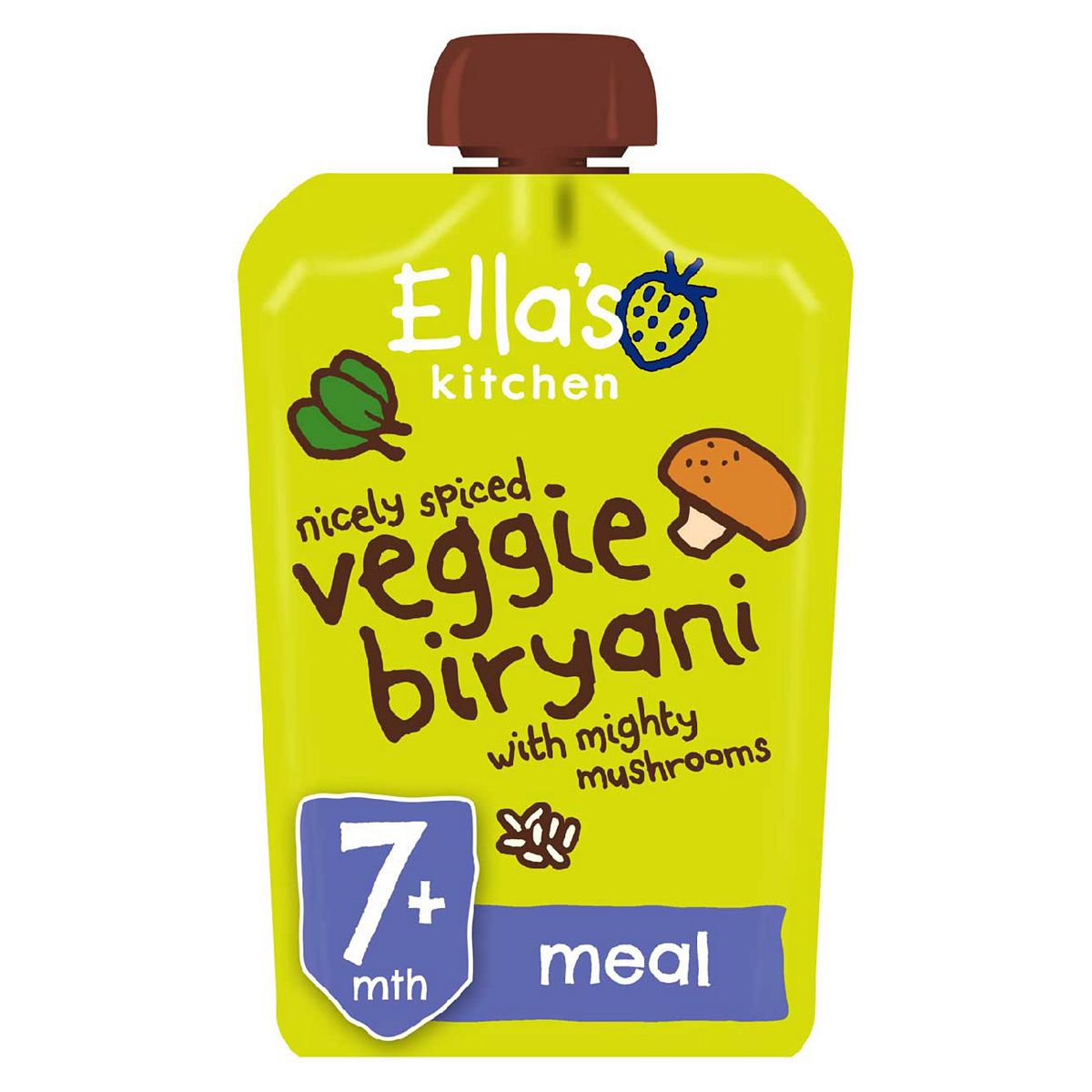 Ella's Kitchen Organic Veggie Biryani Baby Food Pouch 7+ Months 130g GOODS Boots   