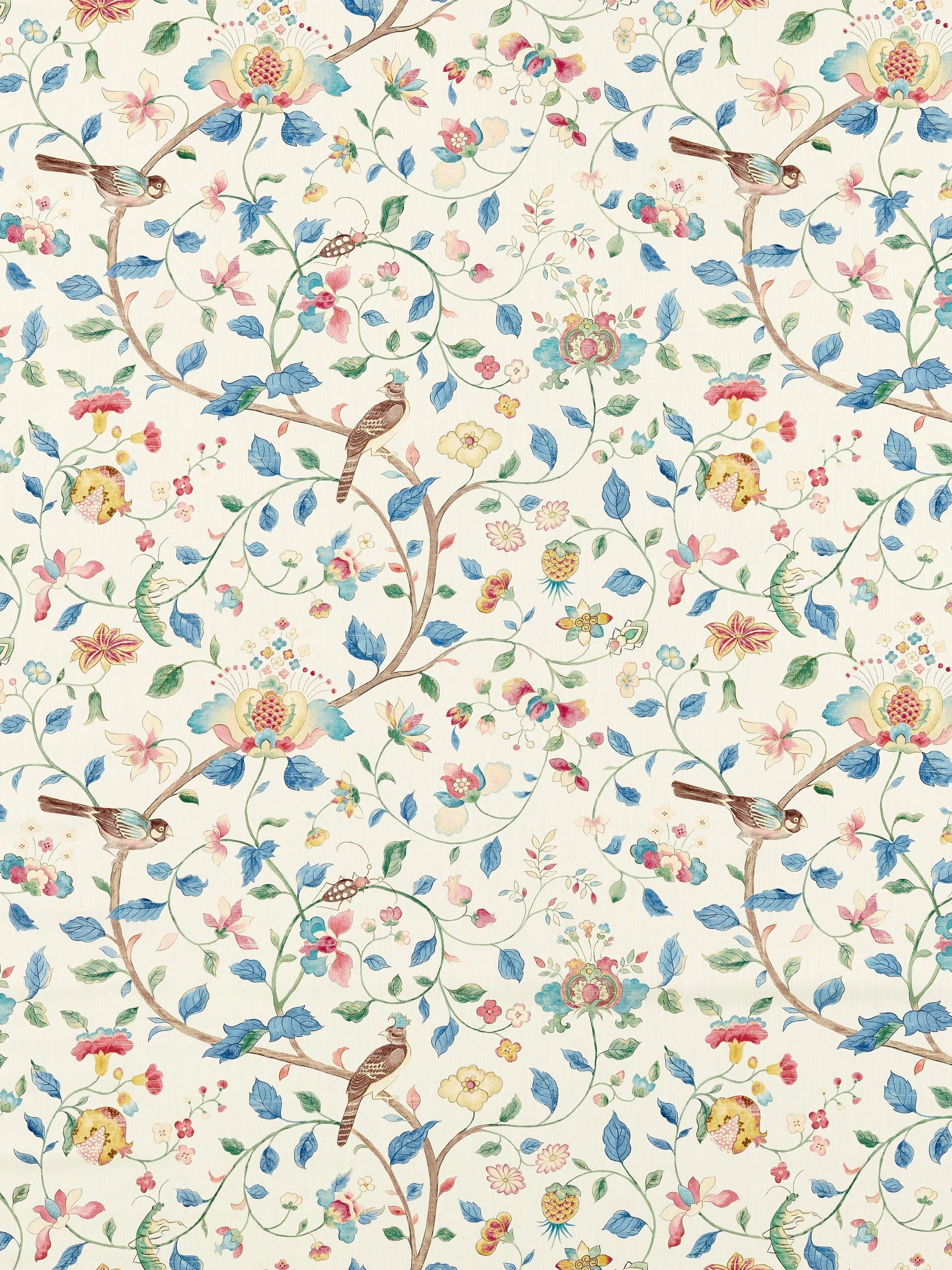 Sanderson Aril's Garden furnishing fabric cotton linen blend (British brand)