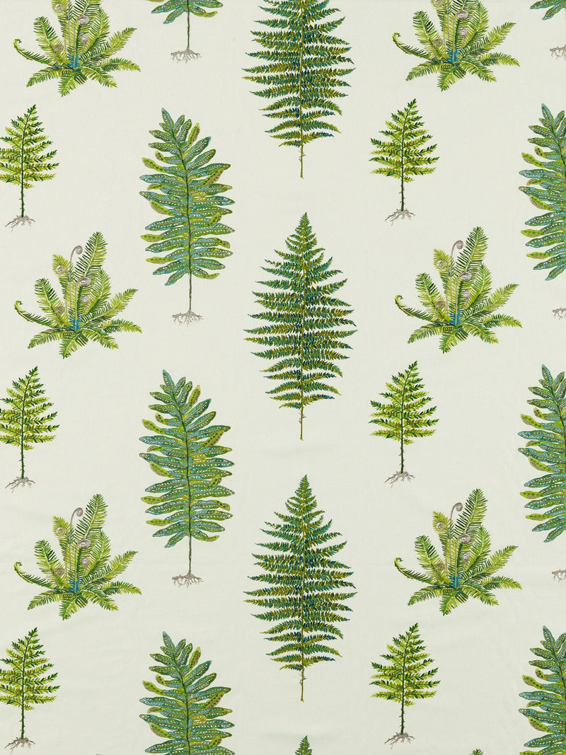 Sanderson Fernery embroidery furnishing fabric - British product