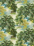 Sanderson Ancient Canopy furnishing fabric leaves trees pattern (British brand)