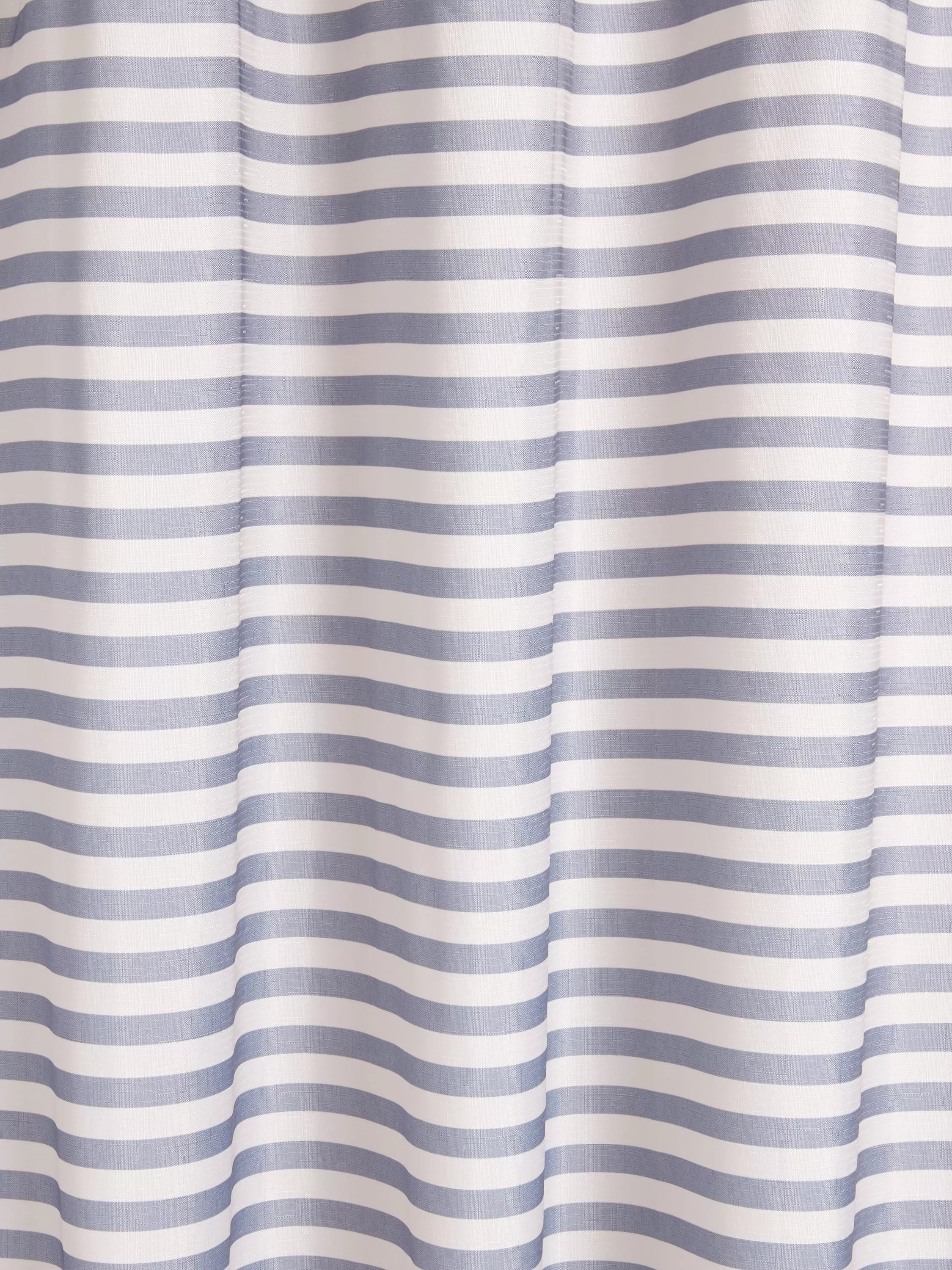 John Lewis textured seersucker horizontal stripe shower curtain in Thistle, UK version