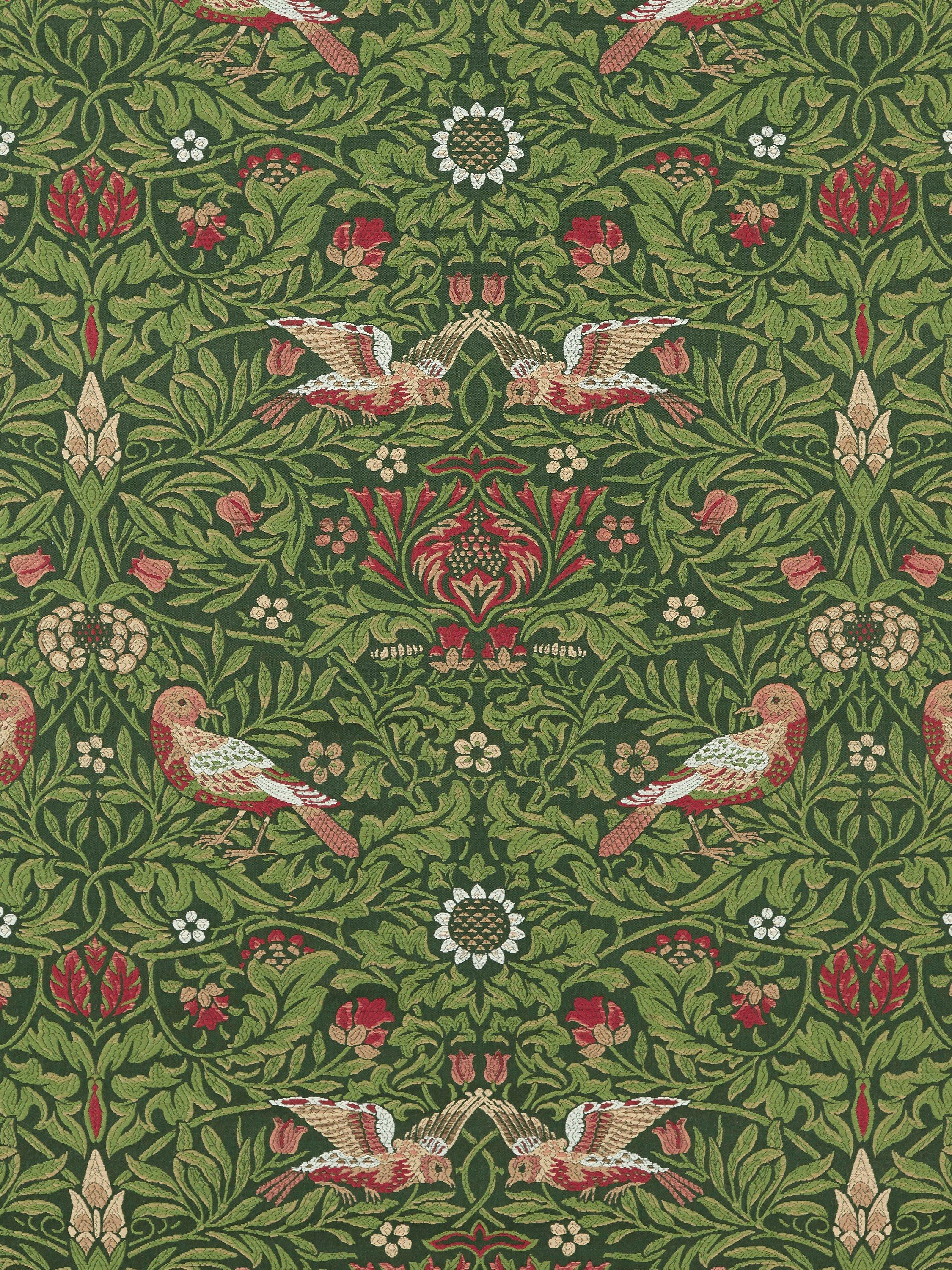 Morris & Co. Bird Tapestry furnishing fabric, imported from the UK