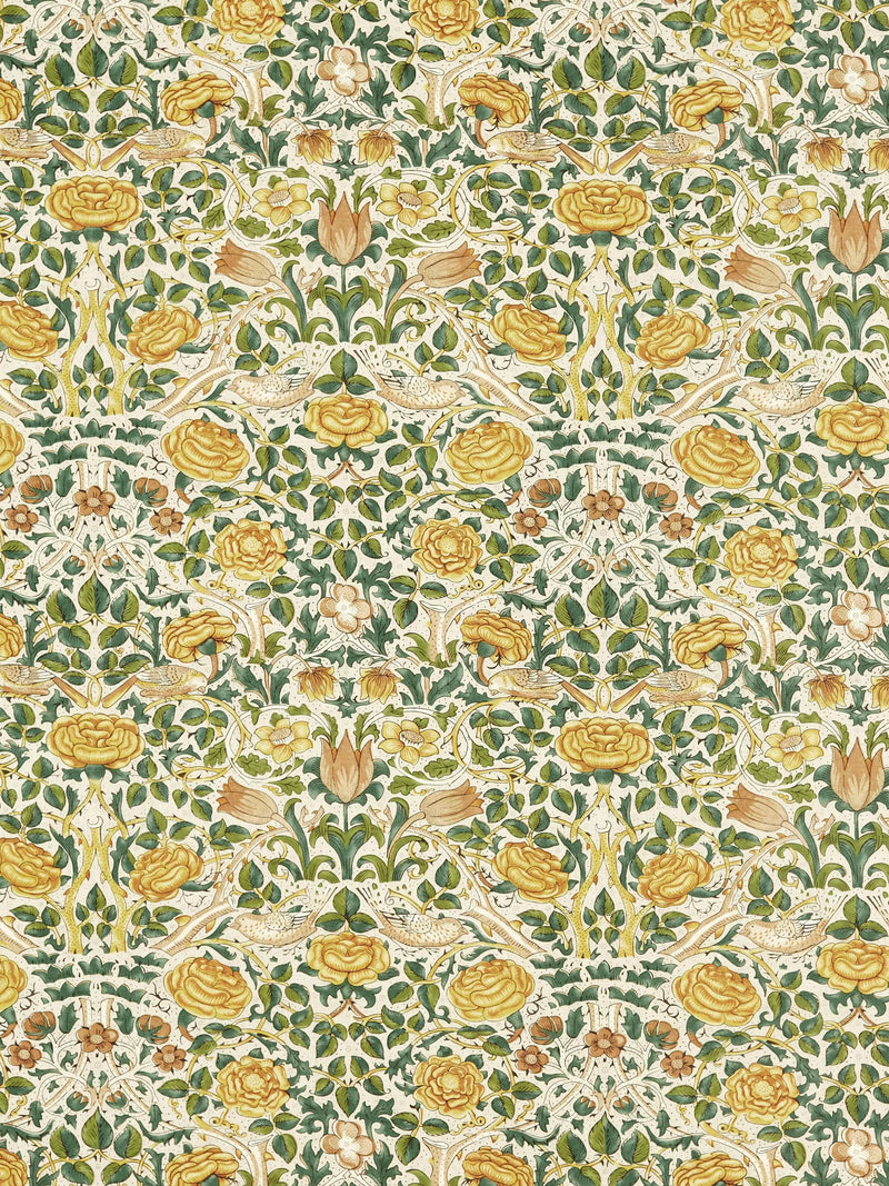 Morris & Co. Rose Furnishing Fabric 140cm, imported from the UK