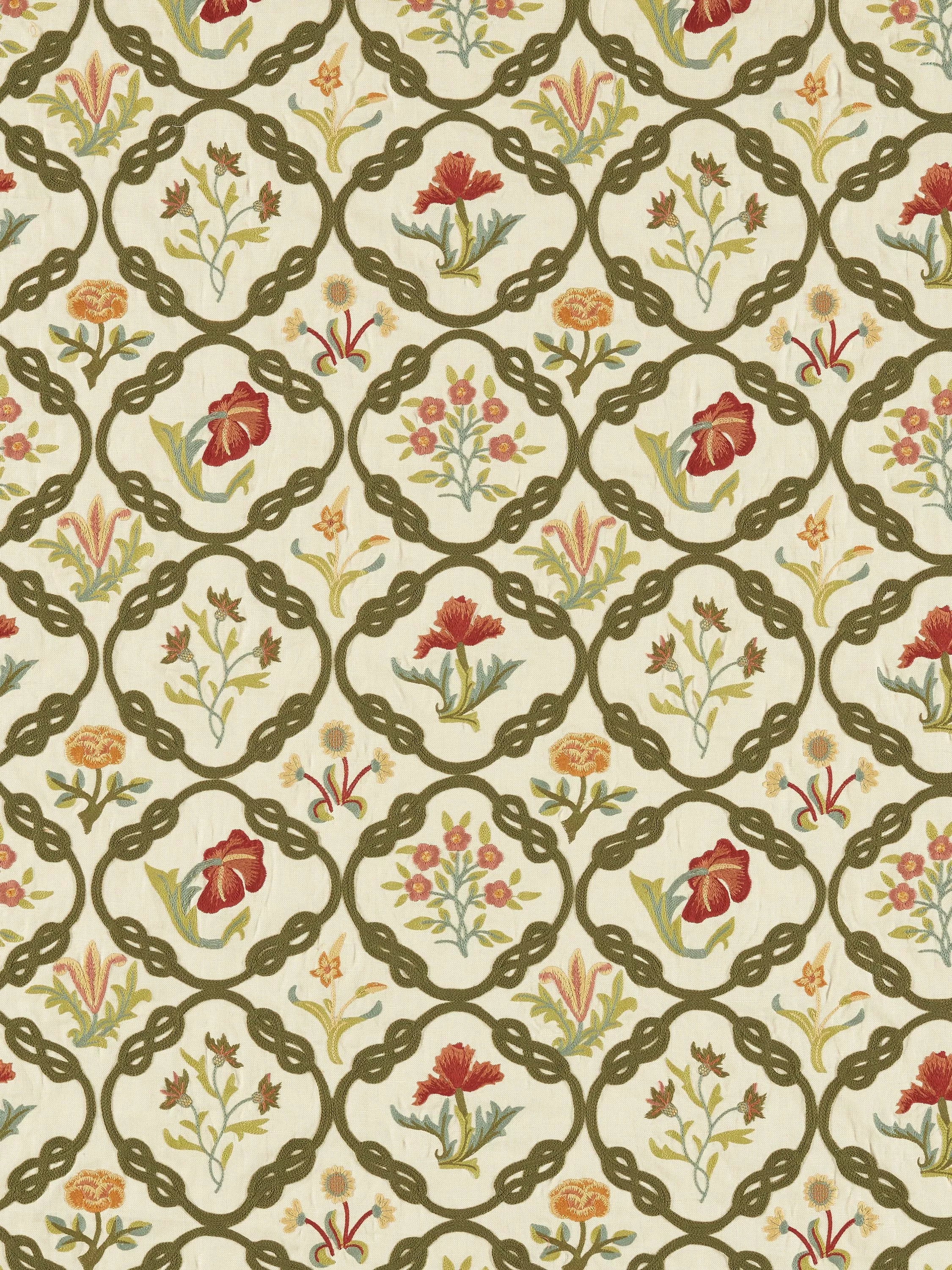 Morris & Co. May's Coverlet furnishing fabric, imported from the UK
