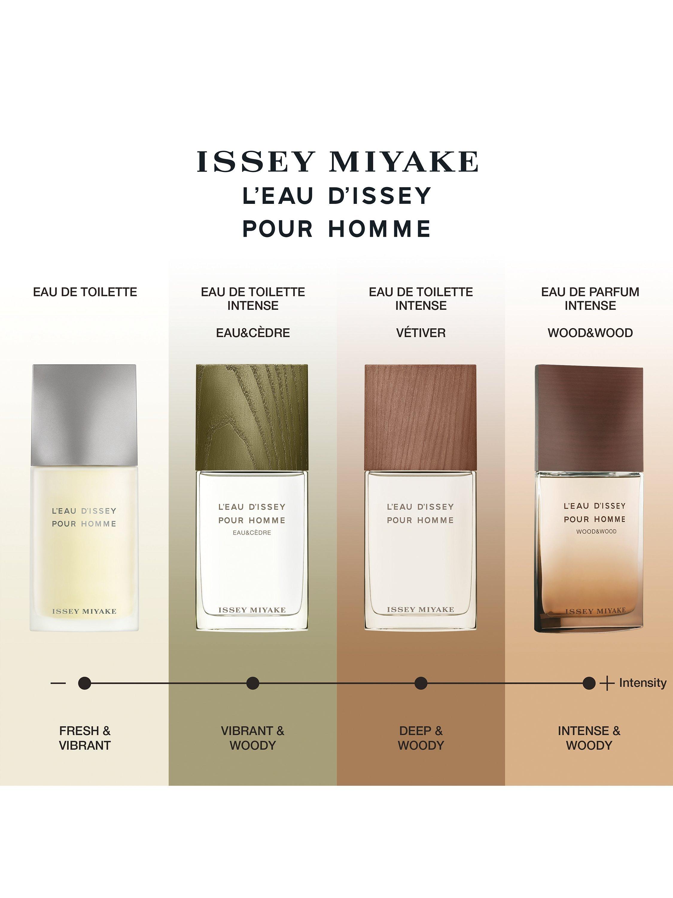 Issey Miyake men's vétiver eau de toilette intense, UK version