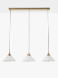 John Lewis Tula 3-arm ceiling light, antique finish - British product