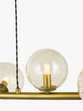 John Lewis bubble glass bar ceiling light warm brass - UK version