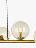 John Lewis bubble glass bar ceiling light warm brass - UK version