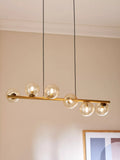 John Lewis bubble glass bar ceiling light warm brass - UK version