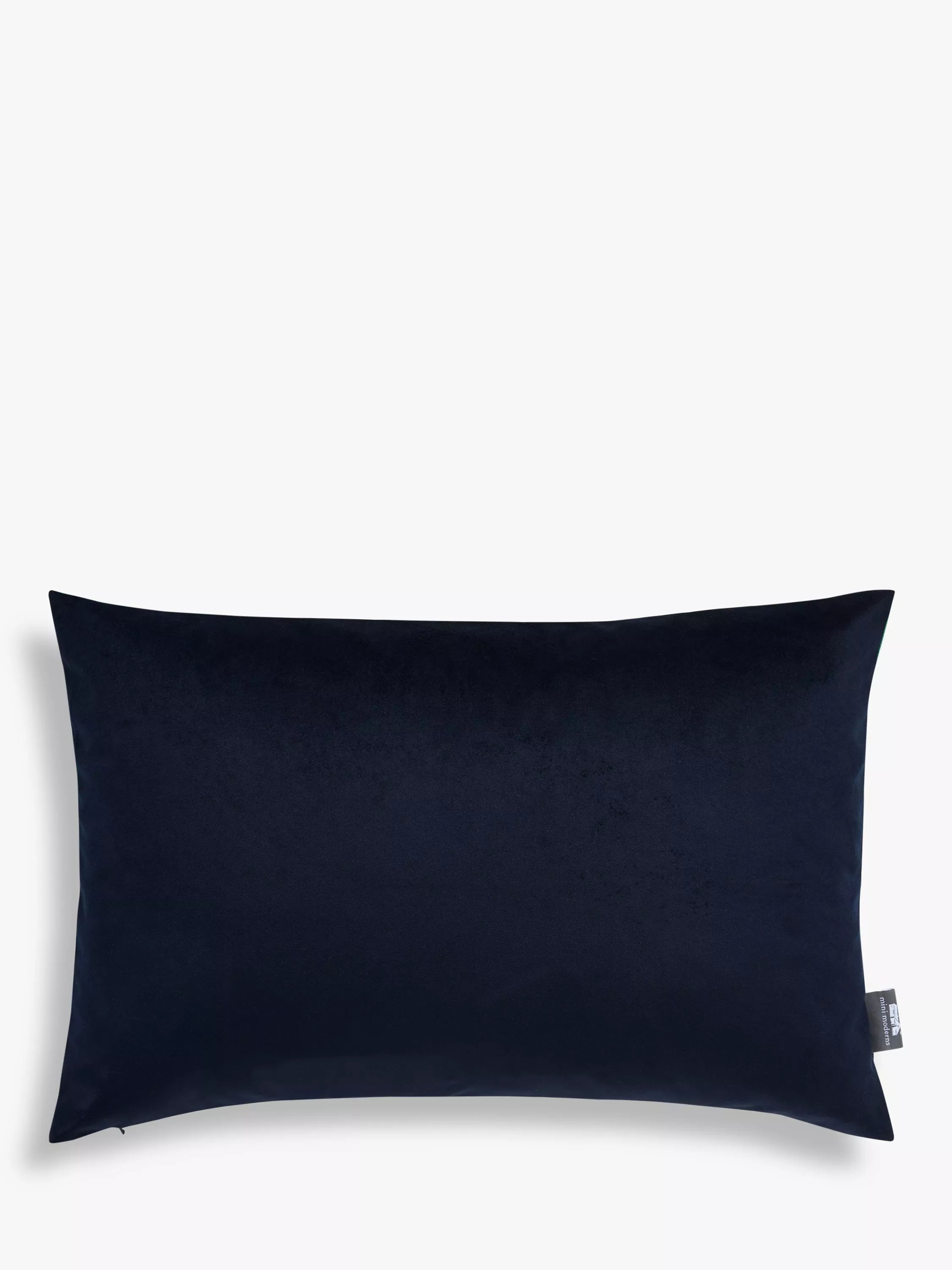 Mini Moderns P.L.U.T.O. cushion in Coach Emerald (British brand)
