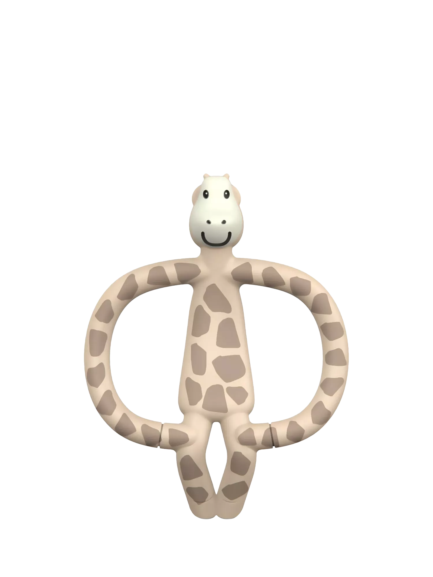 Matchstick Monkey beige giraffe teething toy with gel applicator - British product