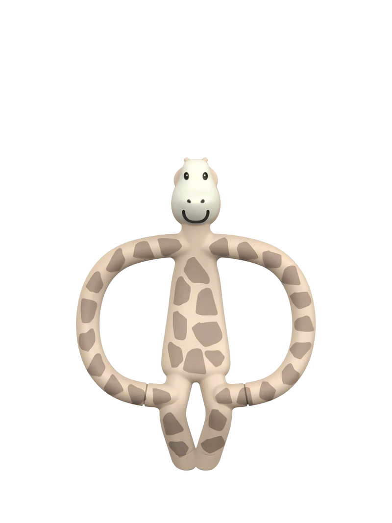 Matchstick Monkey beige giraffe teething toy with gel applicator - British product