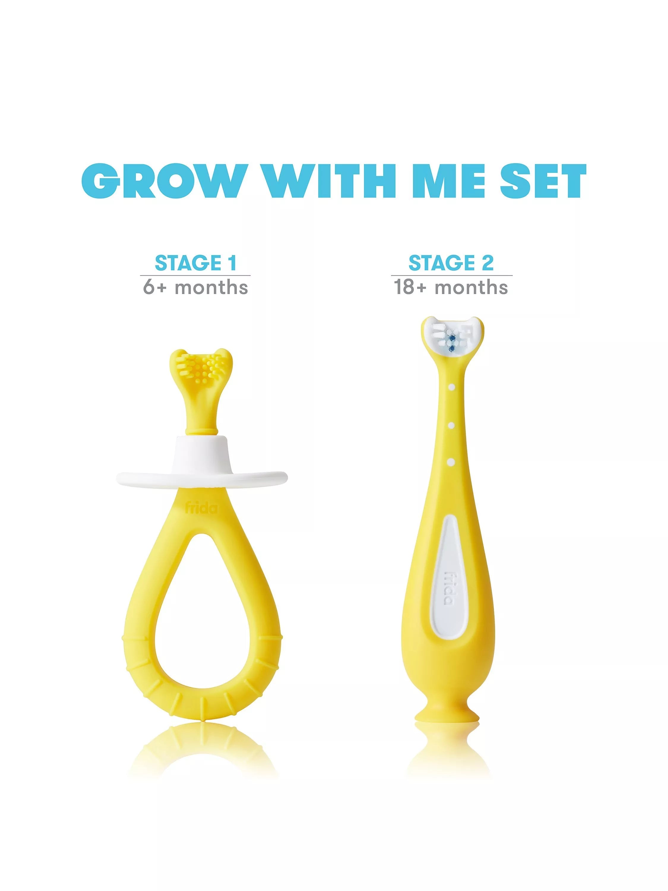 Fridababy training toothbrush set multi, imported from the UK