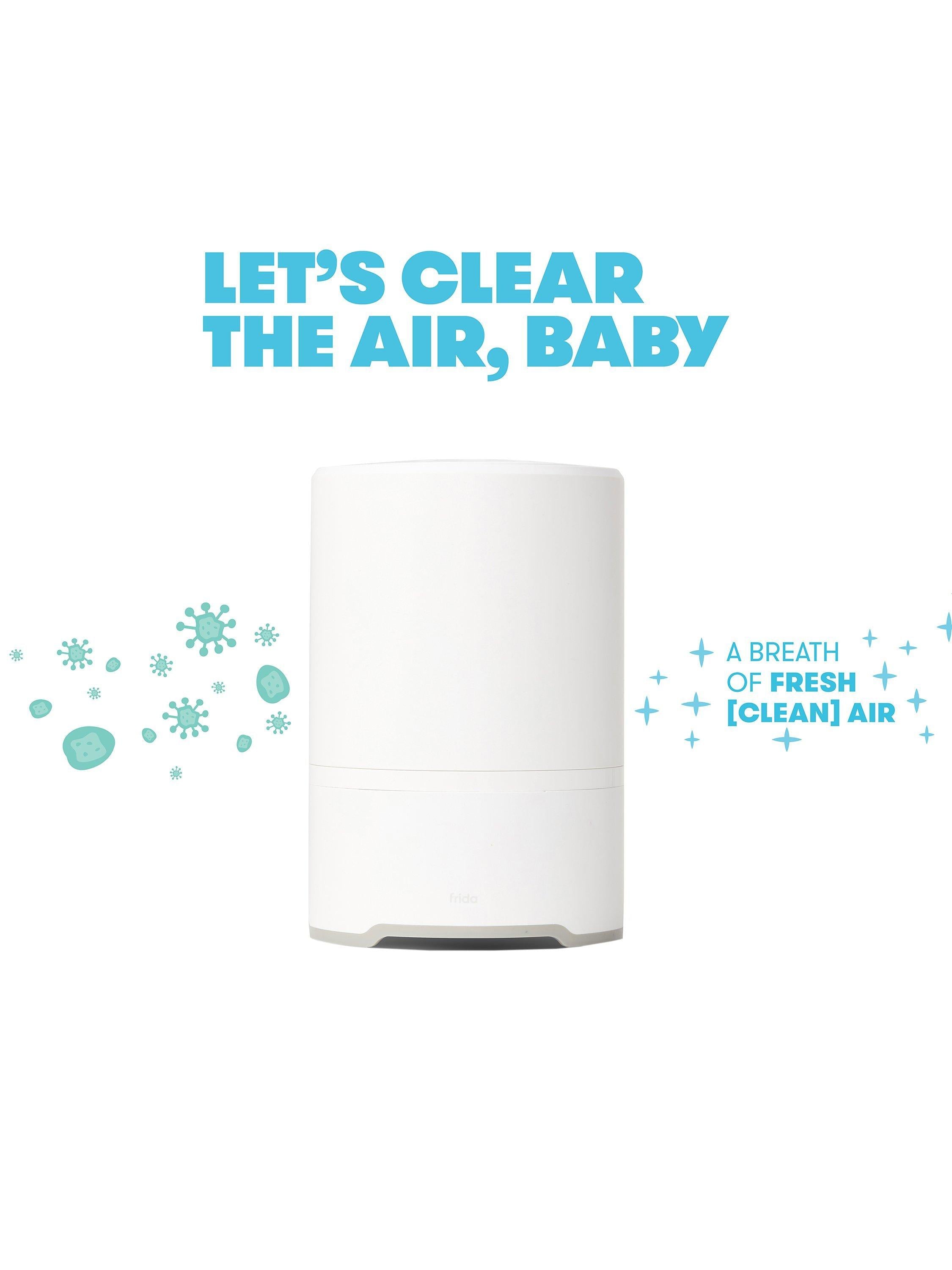 Fridababy air purifier with sound machine and nightlight - British product