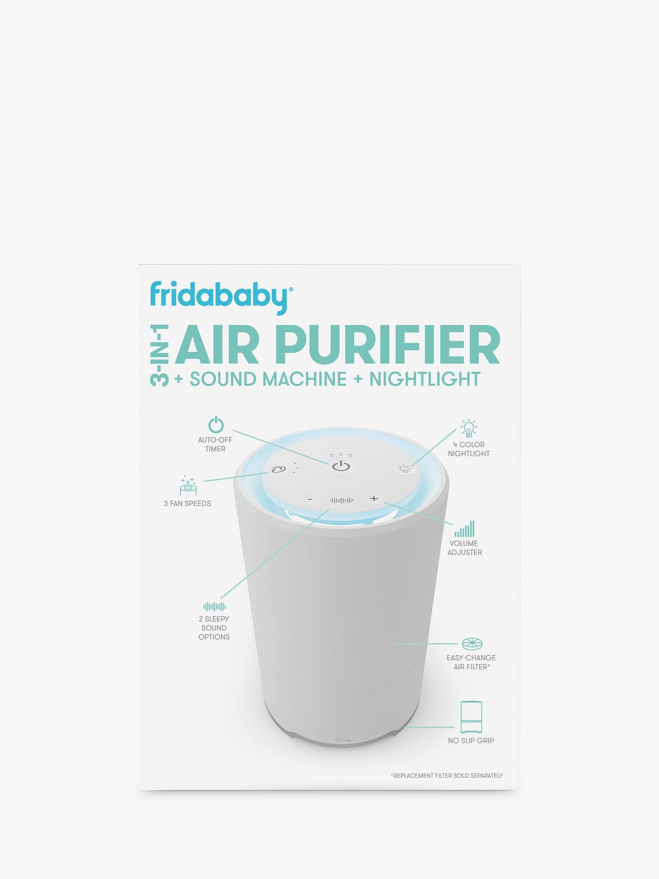 Fridababy air purifier with sound machine and nightlight - British product