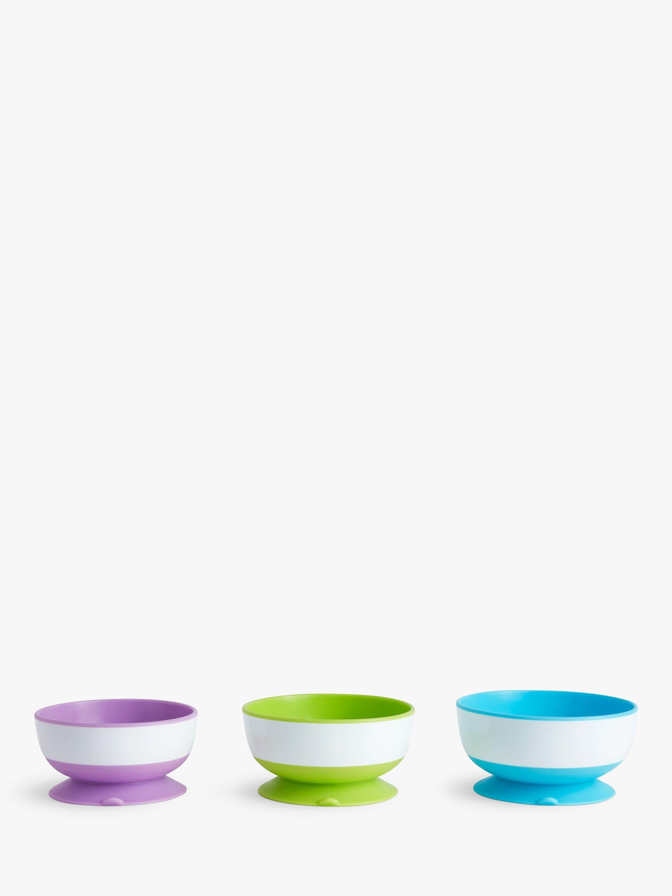 Munchkin suction bowl multi set of 3, imported from the UK