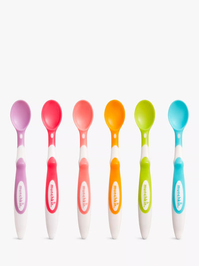 John Lewis Munchkin Soft Tip Infant Spoons Multi Set of 6 Infant Feeding Spoons- Buy online at McGrocer