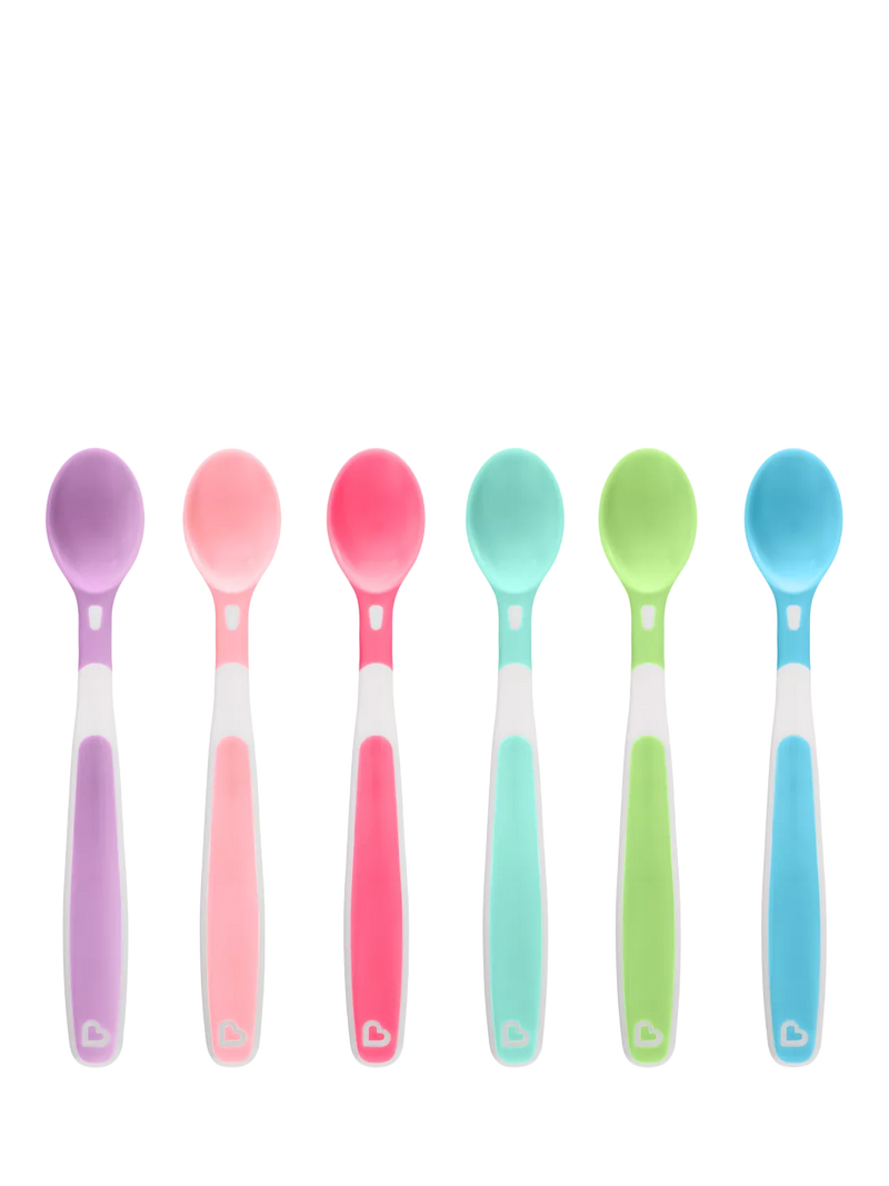 Munchkin Soft Tip Infant Spoons set of 6, imported from the UK