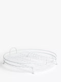 John Lewis Circular Dish Drainer, White