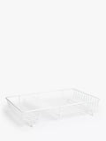 John Lewis ANYDAY Wire Dish Drainer, White