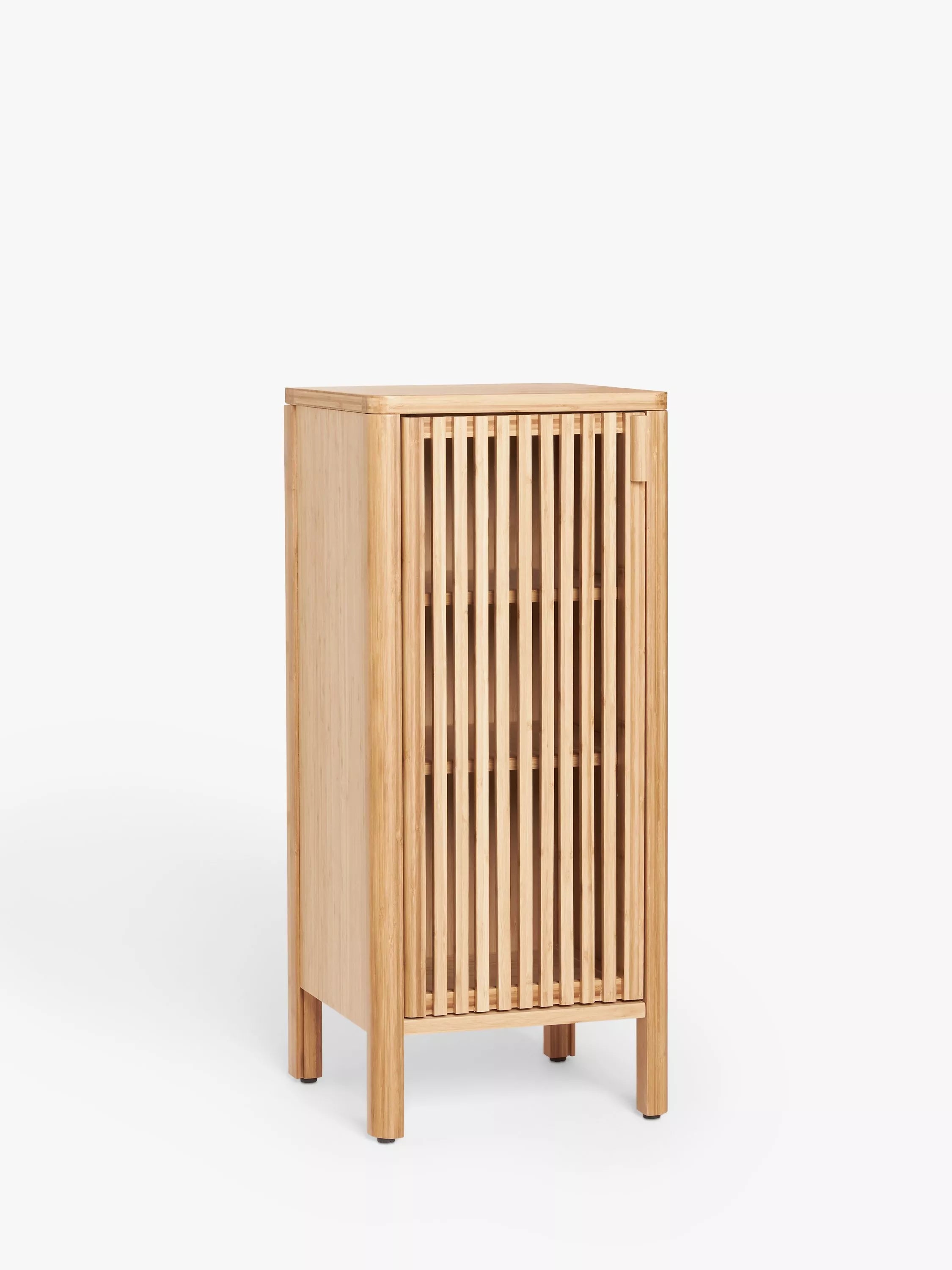 John Lewis Slatted Bathroom Cupboard H85xW36.4xD35cm, UK version