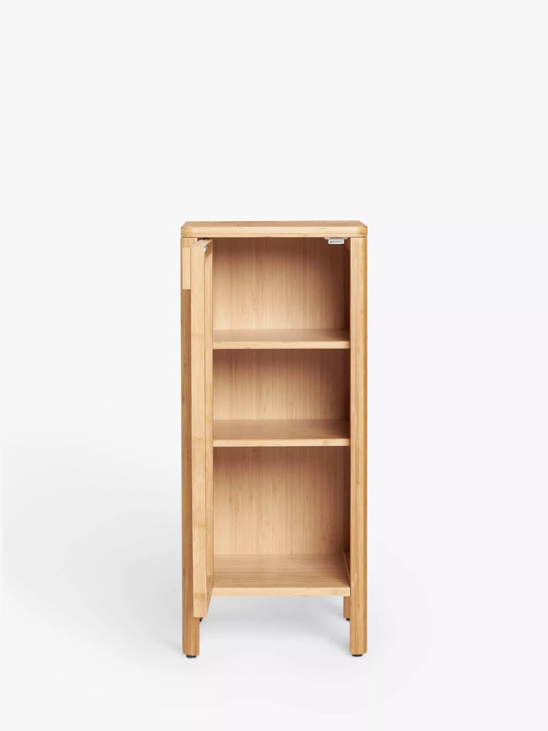John Lewis Slatted Bathroom Cupboard H85xW36.4xD35cm, UK version