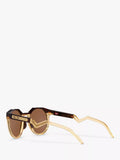 Oakley classic round sunglasses brown frame 52mm, UK version