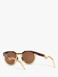 Oakley classic round sunglasses brown frame 52mm, UK version