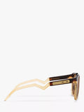 Oakley classic round sunglasses brown frame 52mm, UK version