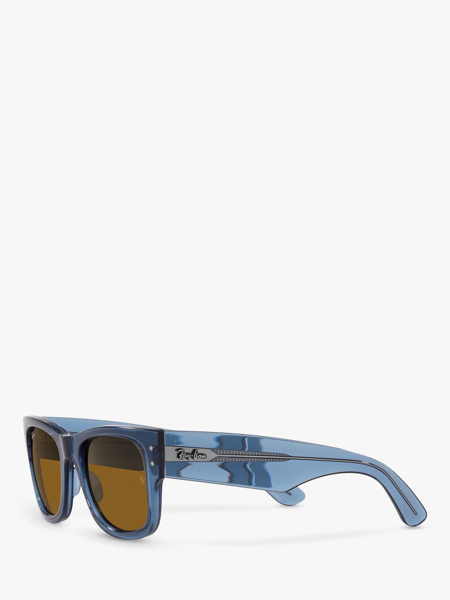 Ray-Ban Mega Wayfarer sunglasses transparent blue - British product