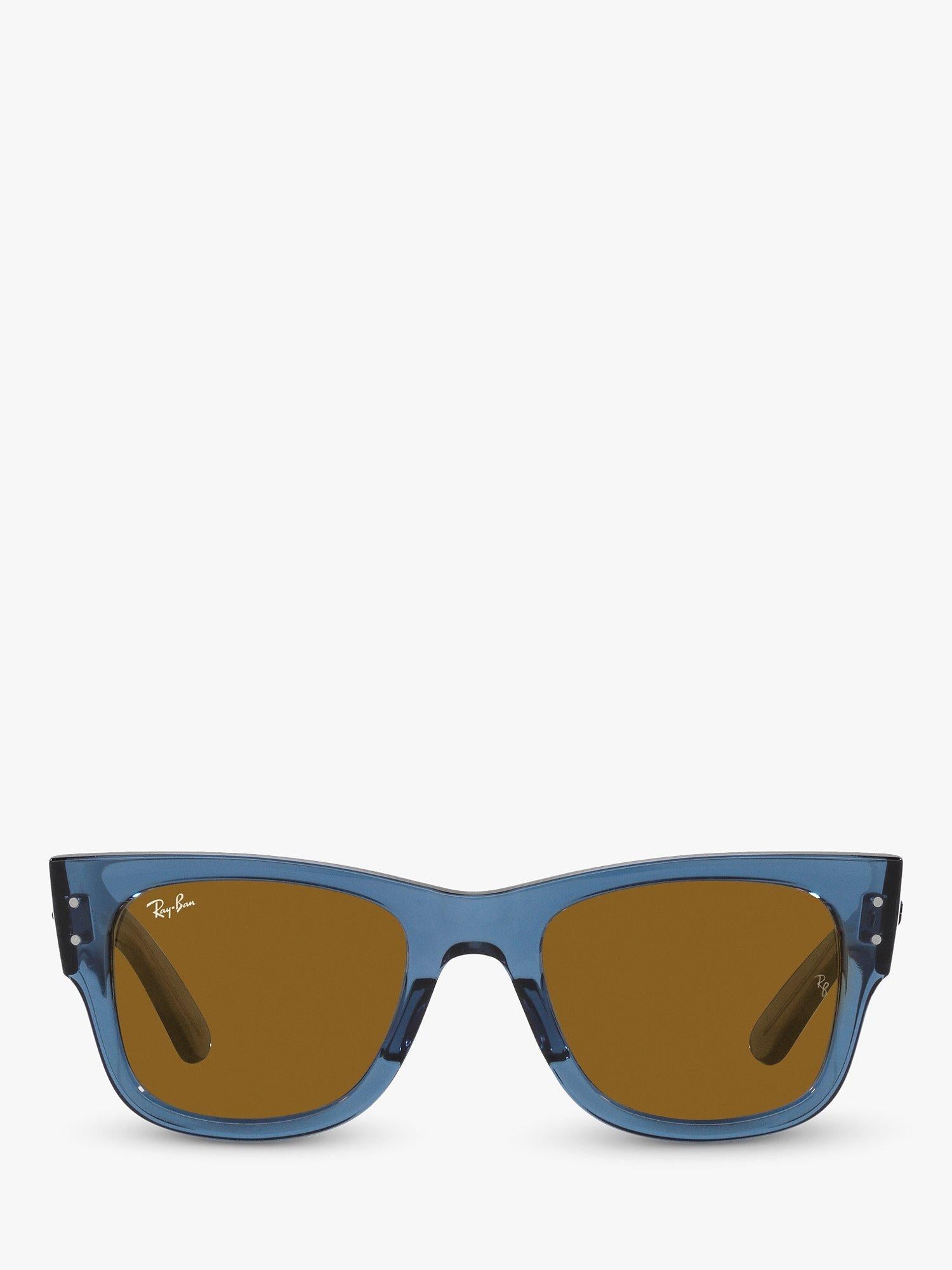 Ray-Ban Mega Wayfarer sunglasses transparent blue - British product