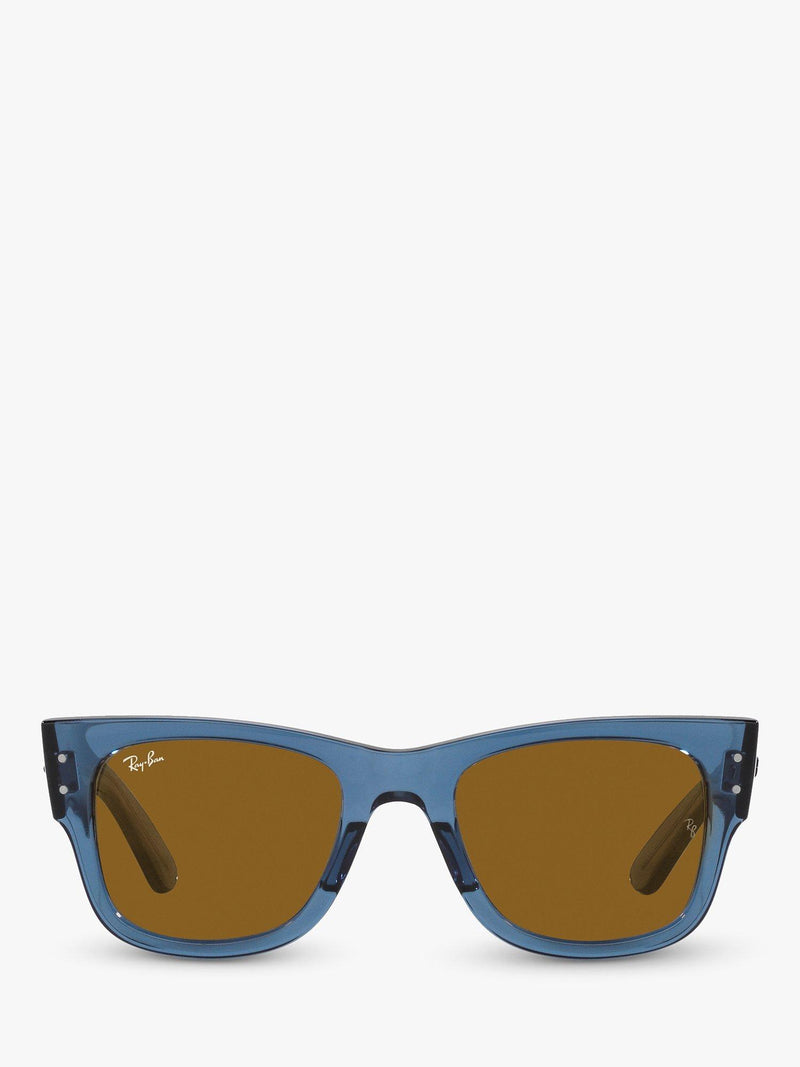 Ray-Ban Mega Wayfarer sunglasses transparent blue - British product