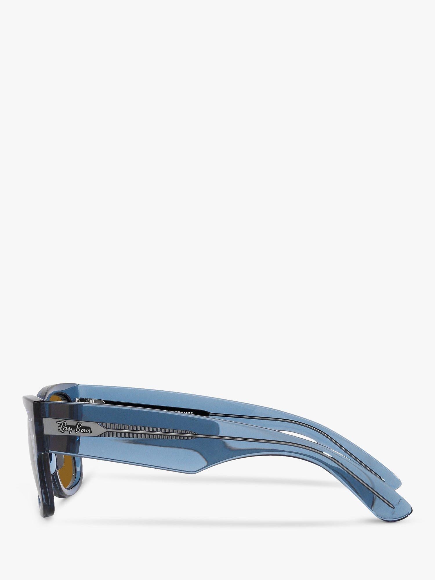 Ray-Ban Mega Wayfarer sunglasses transparent blue - British product