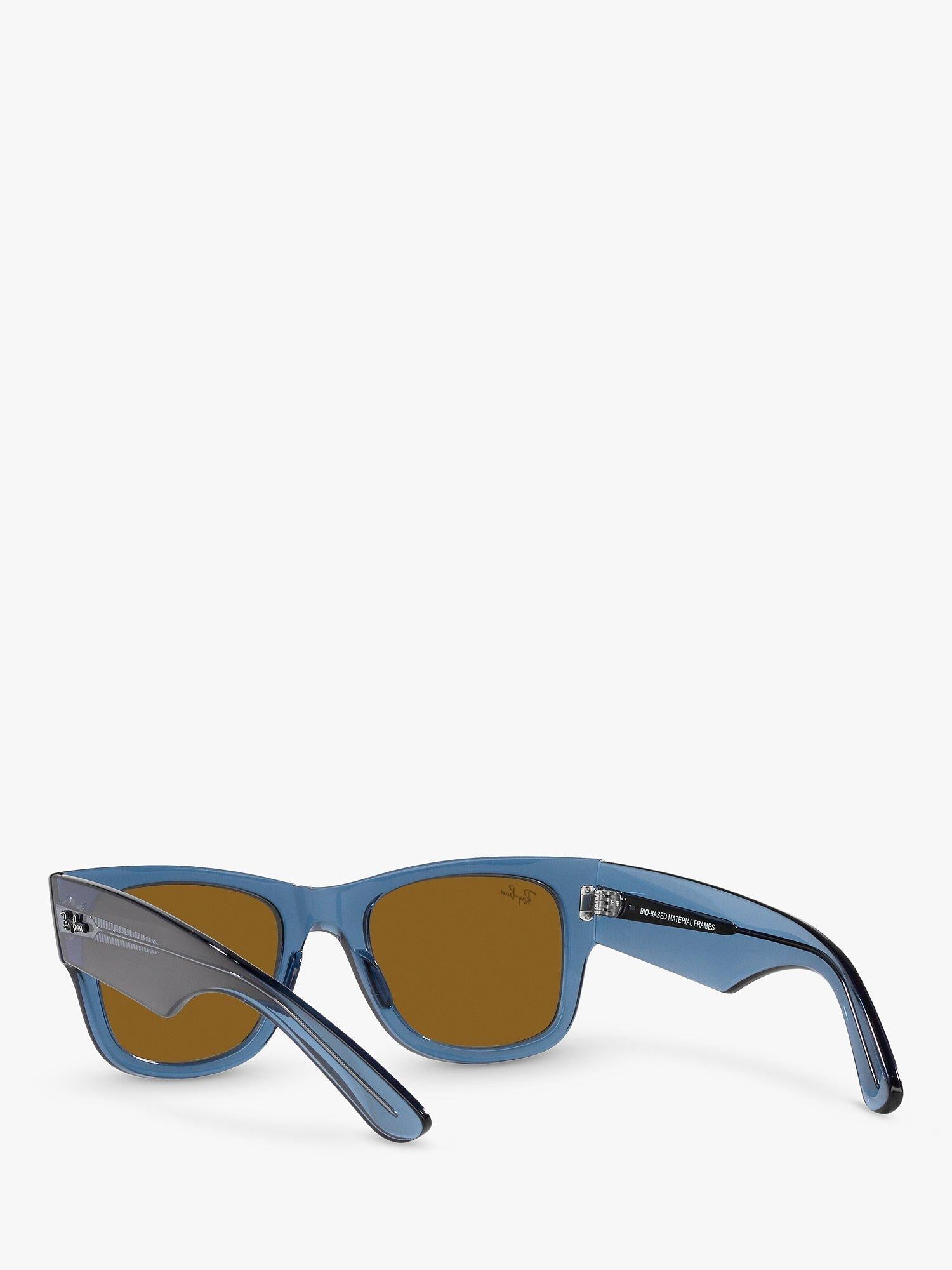 Ray-Ban Mega Wayfarer sunglasses transparent blue - British product
