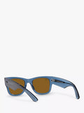 Ray-Ban Mega Wayfarer sunglasses transparent blue - British product