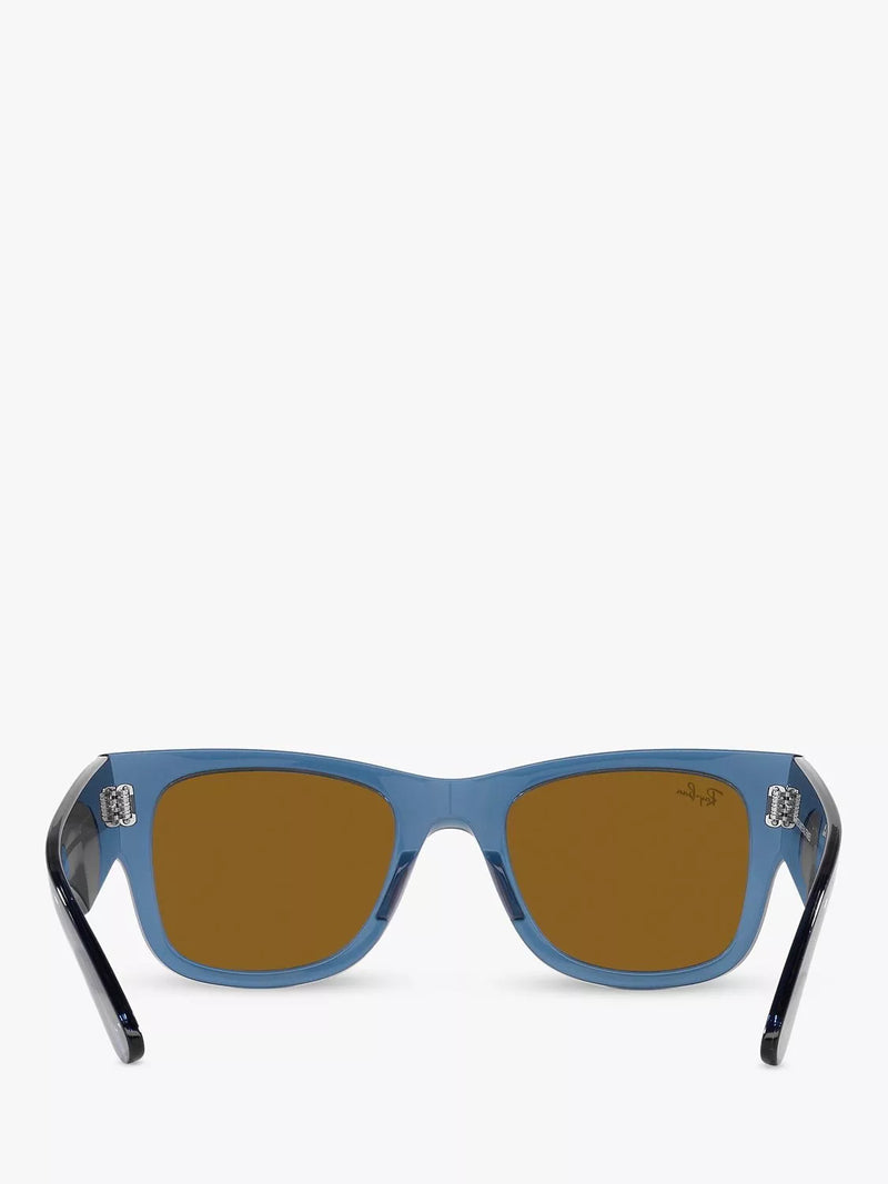 Ray-Ban Mega Wayfarer sunglasses transparent blue - British product