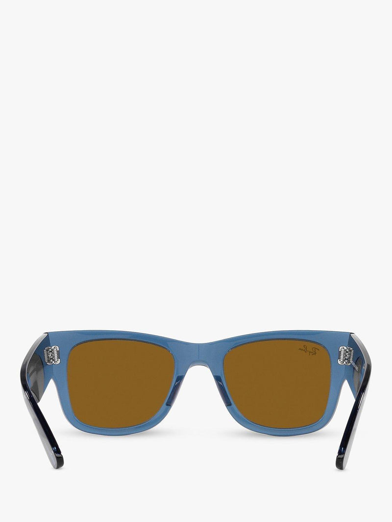 Ray-Ban Mega Wayfarer sunglasses transparent blue - British product