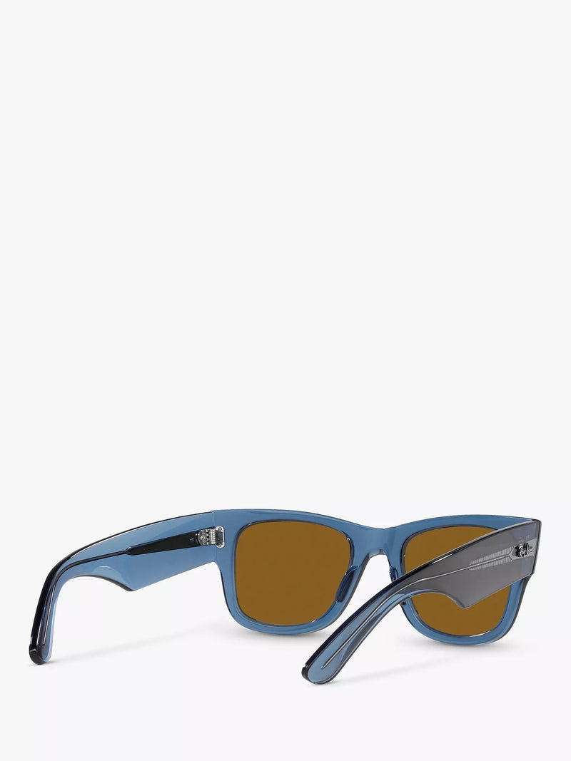 Ray-Ban Mega Wayfarer sunglasses transparent blue - British product