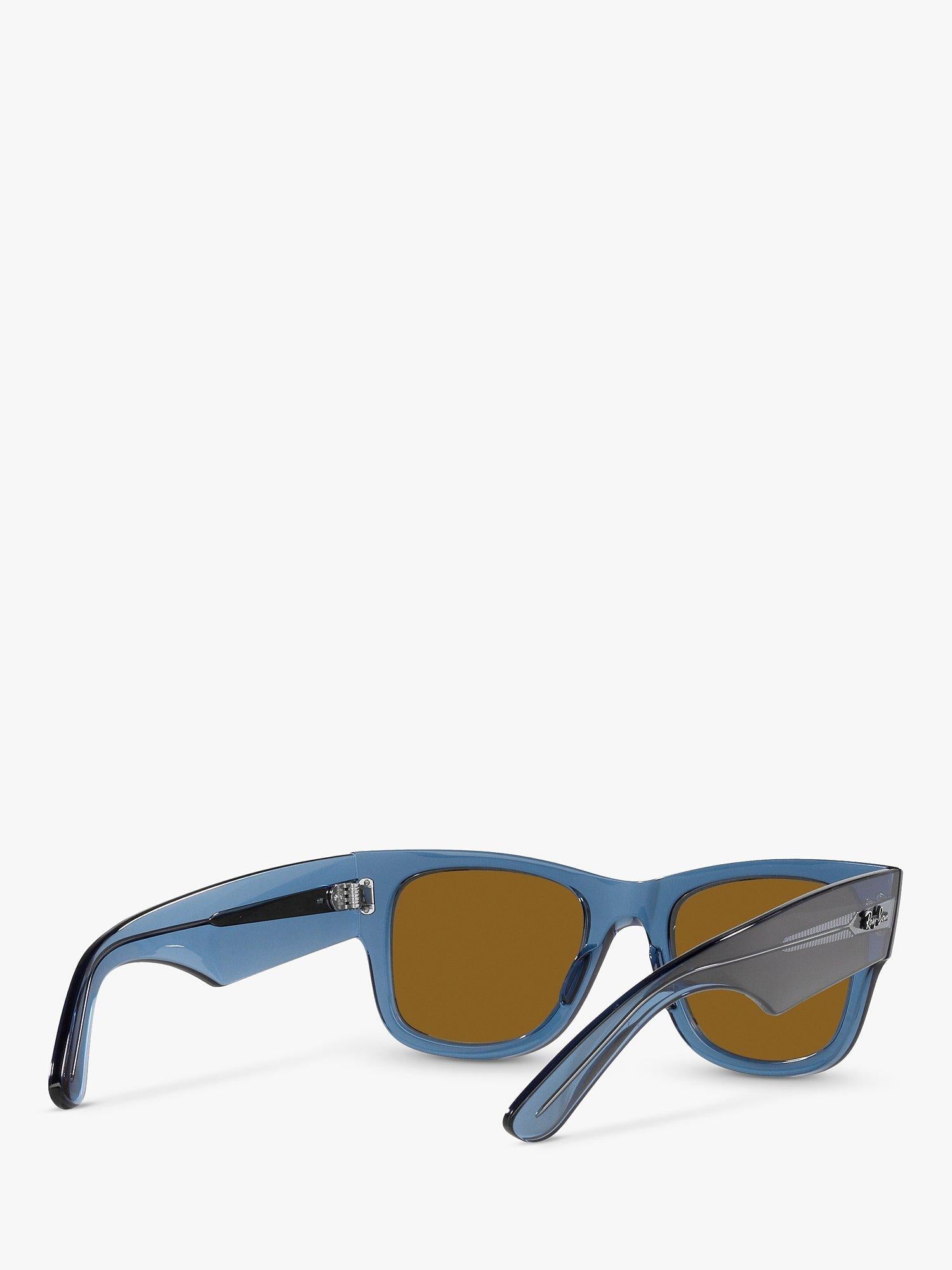 Ray-Ban Mega Wayfarer sunglasses transparent blue - British product