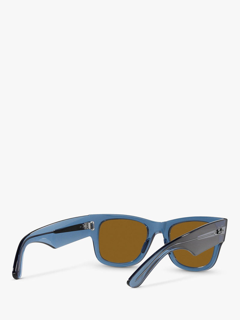 Ray-Ban Mega Wayfarer sunglasses transparent blue - British product