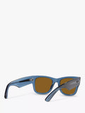 Ray-Ban Mega Wayfarer sunglasses transparent blue - British product