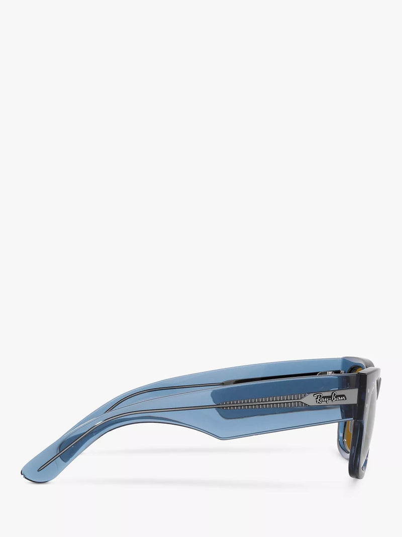 Ray-Ban Mega Wayfarer sunglasses transparent blue - British product